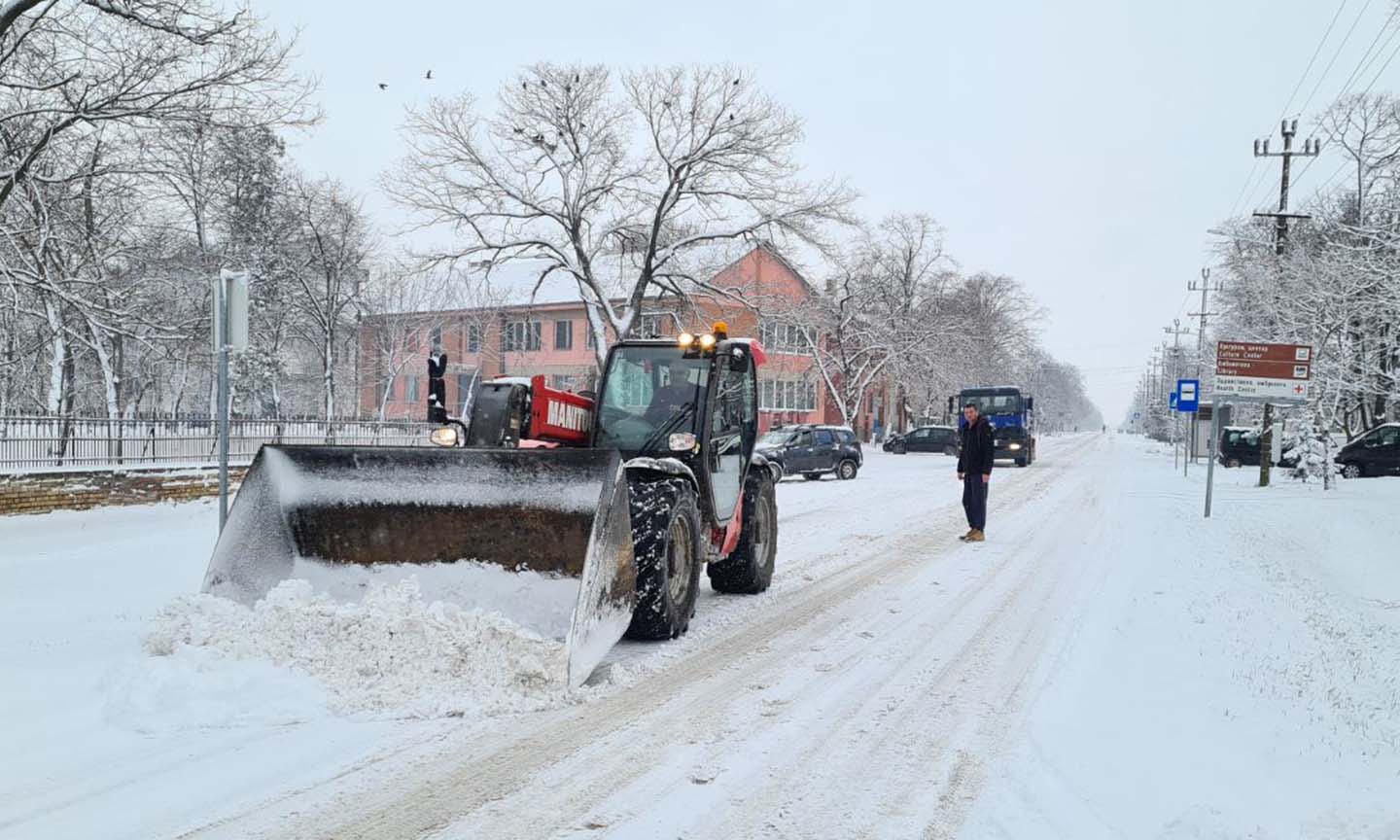 Opovo: Zimska služba na terenu, čiste se putevi prvog prioriteta